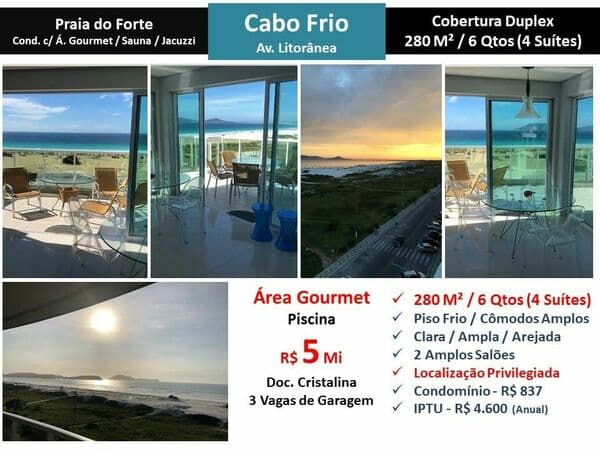 Cob Cabo Frio Praia do Forte 280M²
