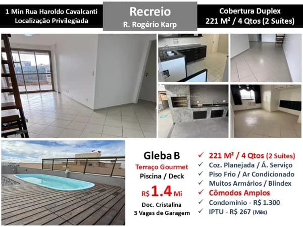 Cob Recreio Gleba B Rogério Karp 221M²