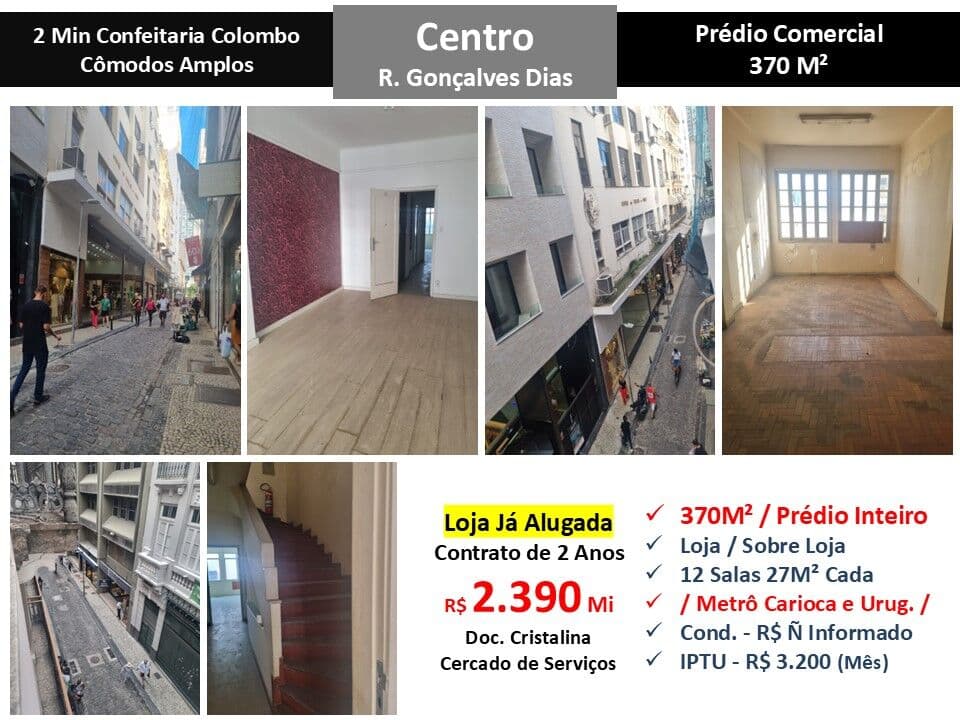Prédio Centro Gonçalves Dias 370M²