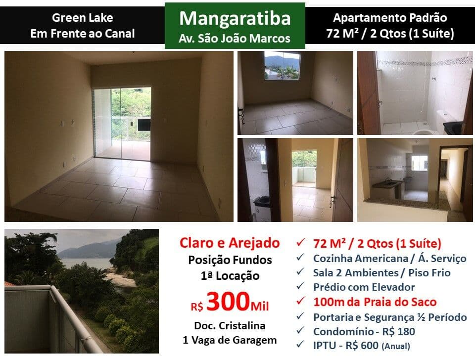 Apto Mangaratiba Green Lake 72M² 2