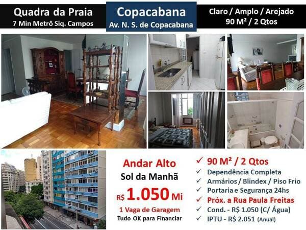Apartamento em Rio de Janeiro - Copacabana