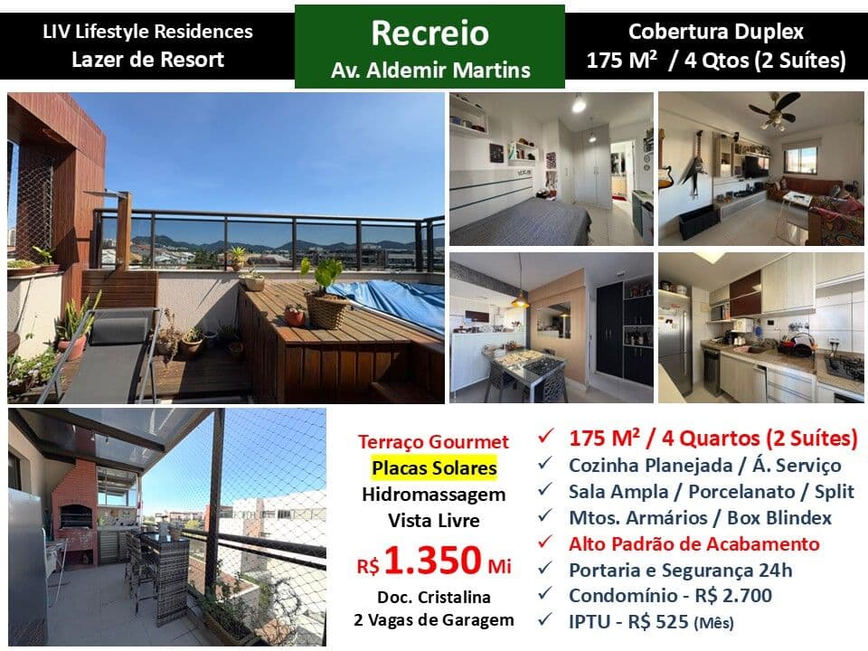 Cob Recreio Liv Lifestyle 175M²