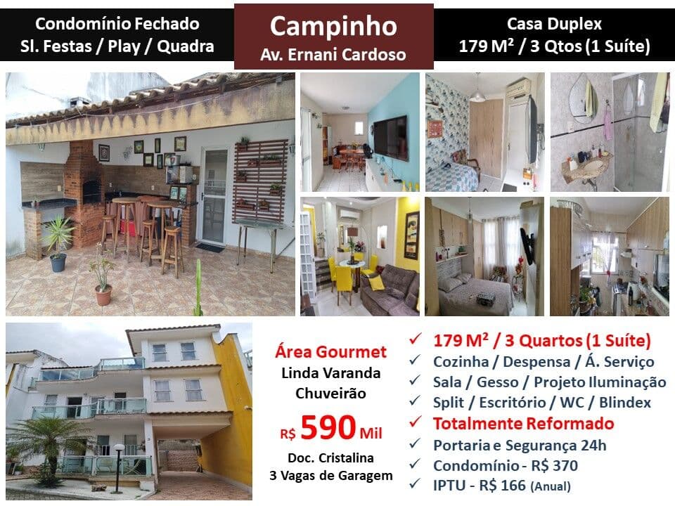 Casa JPA Campino Ernani Cardoso 179M²