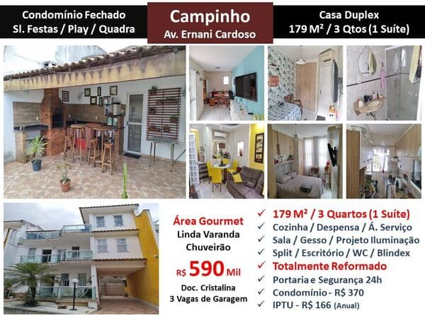 Casa JPA Campino Ernani Cardoso 179M²