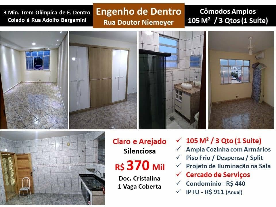 Apto Eng. Dentro Doutor Niemeyer 105M²