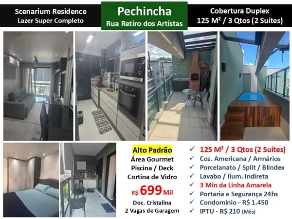 Cob JPA Pechincha Scenarium Residence 125M²