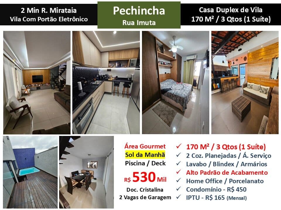 Casa JPA Pechincha Imuta 170M²