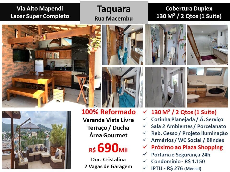 Cob JPA Taquara Via Alto Mapendi 130M²