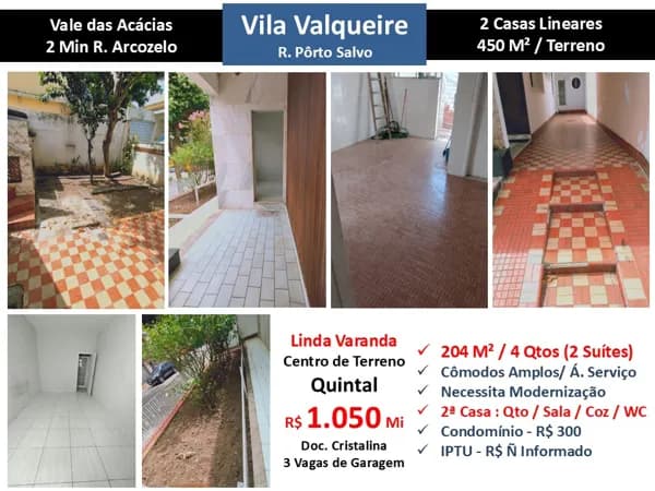 Casa JPA Vila Valqueire Vale das Acácias 204M²