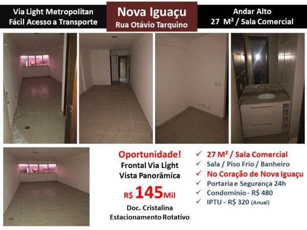 Sala Nova Iguaçu Via Light Metropolitan 27M²