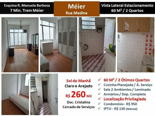 Apto Meier Medina 60M²