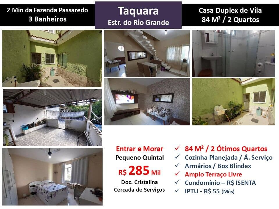 Casa JPA Taquara Rio Grande 84M²