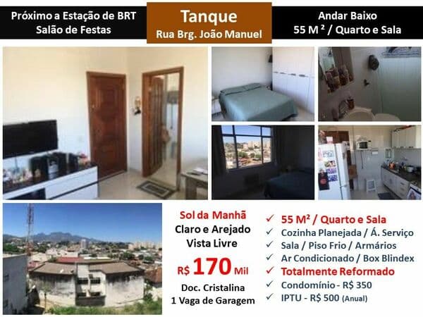 Apto JPA Tanque João Manuel 55M²