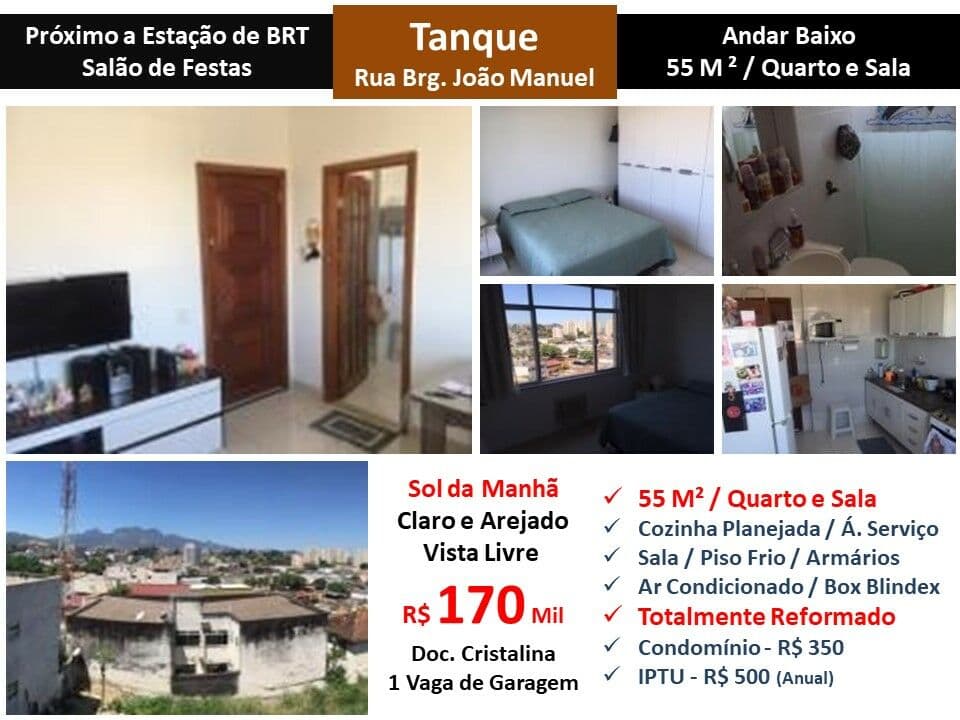 Apto JPA Tanque João Manuel 55M²