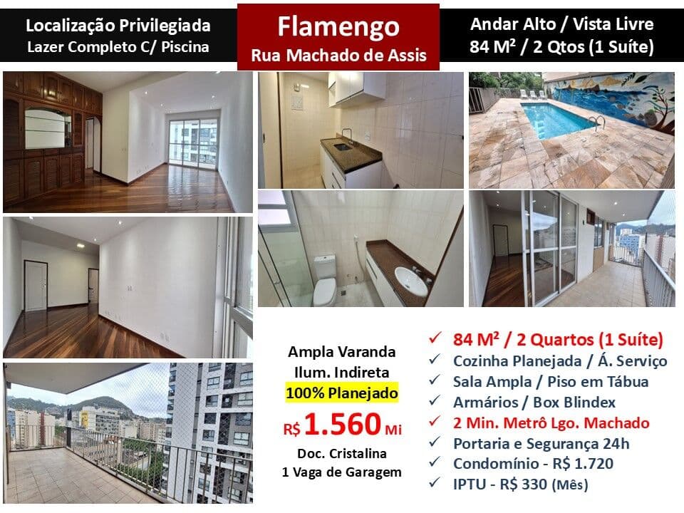 Apto Flamengo Machado de Assis 84M²