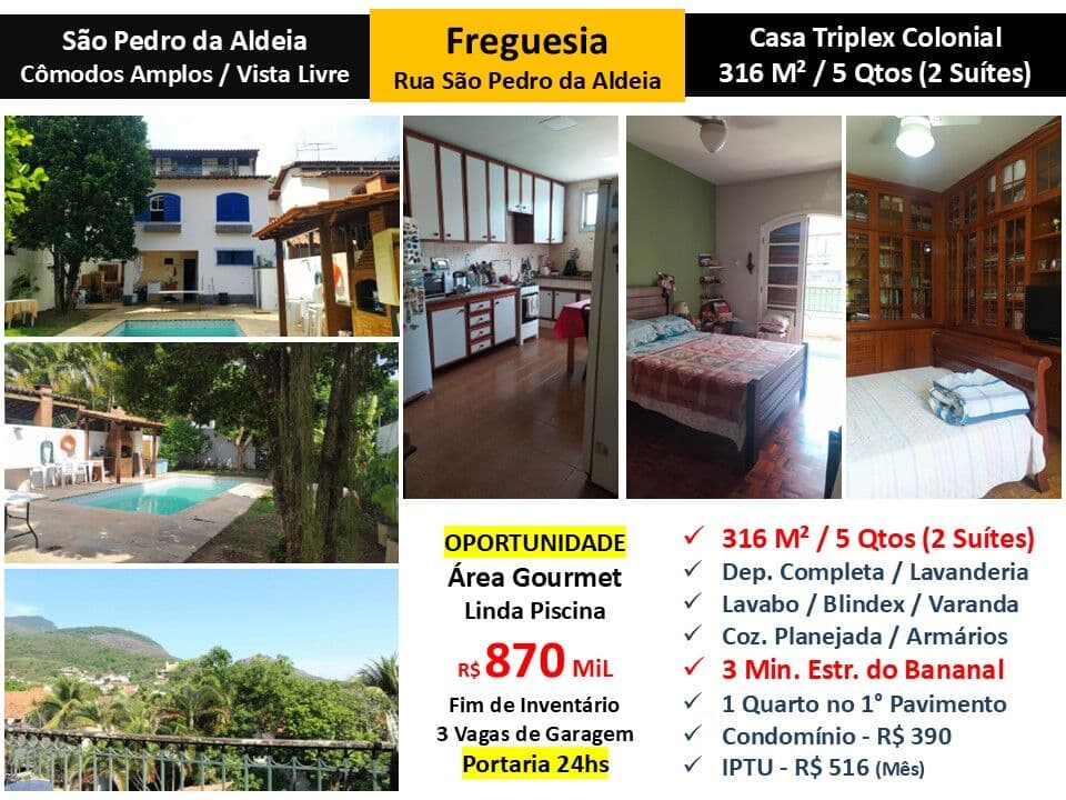 Casa JPA Freguesia São Pedro da Aldeia 316M²