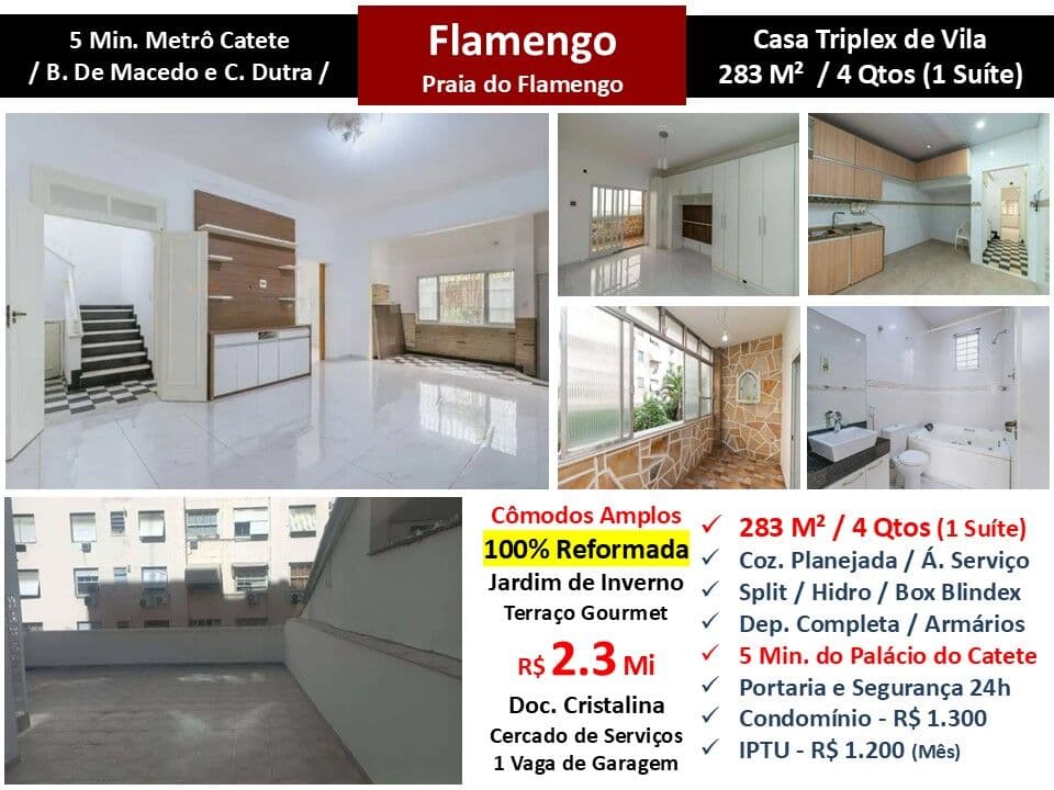 Casa Flamengo Praia do Flamengo 283M²