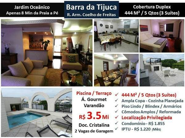 Apartamento em Rio de Janeiro - Barra da Tijuca
