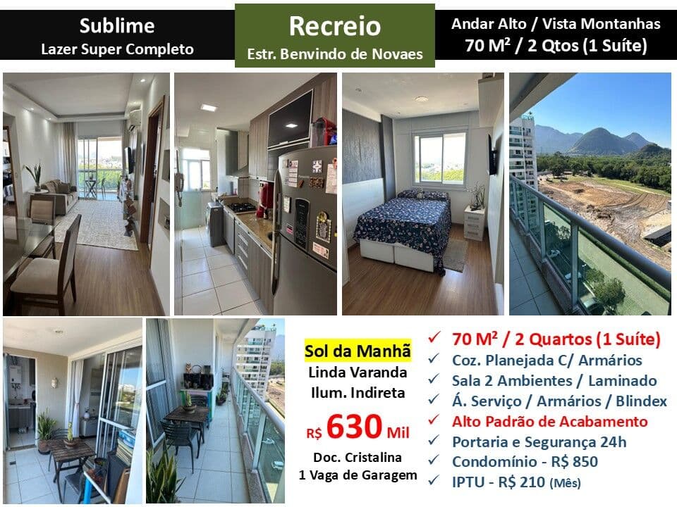 Apto Recreio Sublime 70M² 15