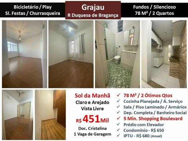 Apto Grajaú Duquesa de Bragança 78M²