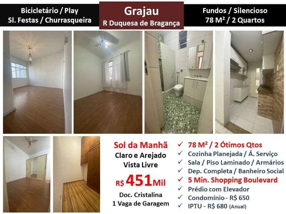 Apto Grajaú Duquesa de Bragança 78M²