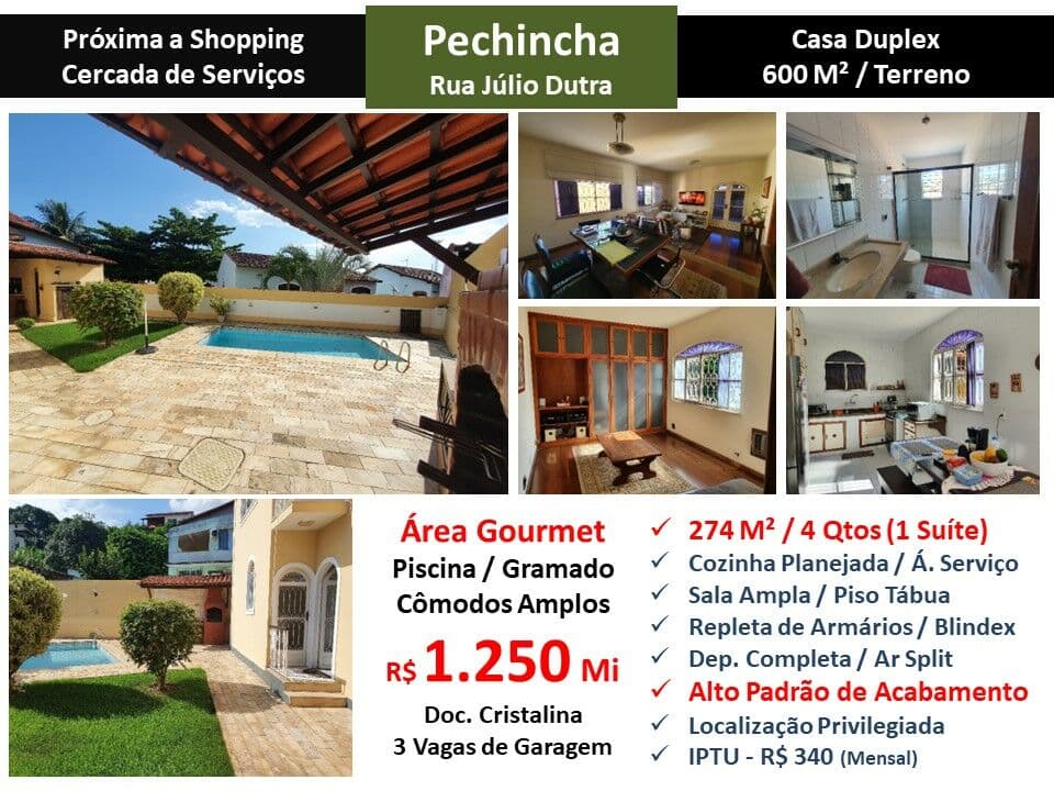 Casa JPA Pechincha Julio Dutra 274M²