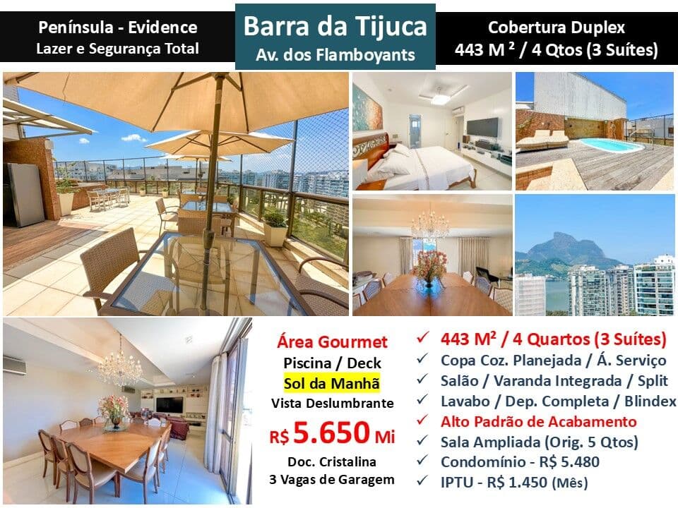 Cob Barra da Tijuca Peninsula Evidence 443M²