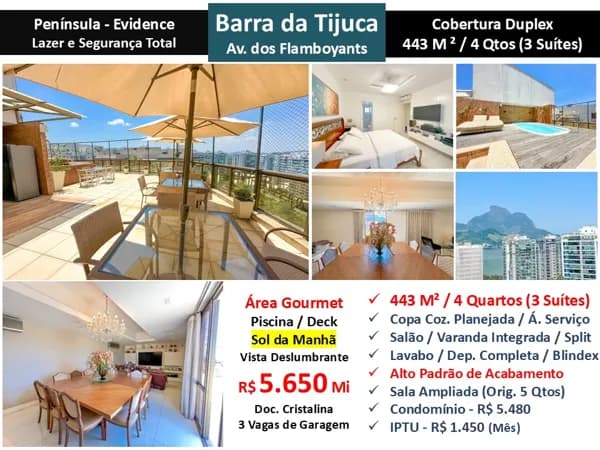 Cob Barra da Tijuca Peninsula Evidence 443M²