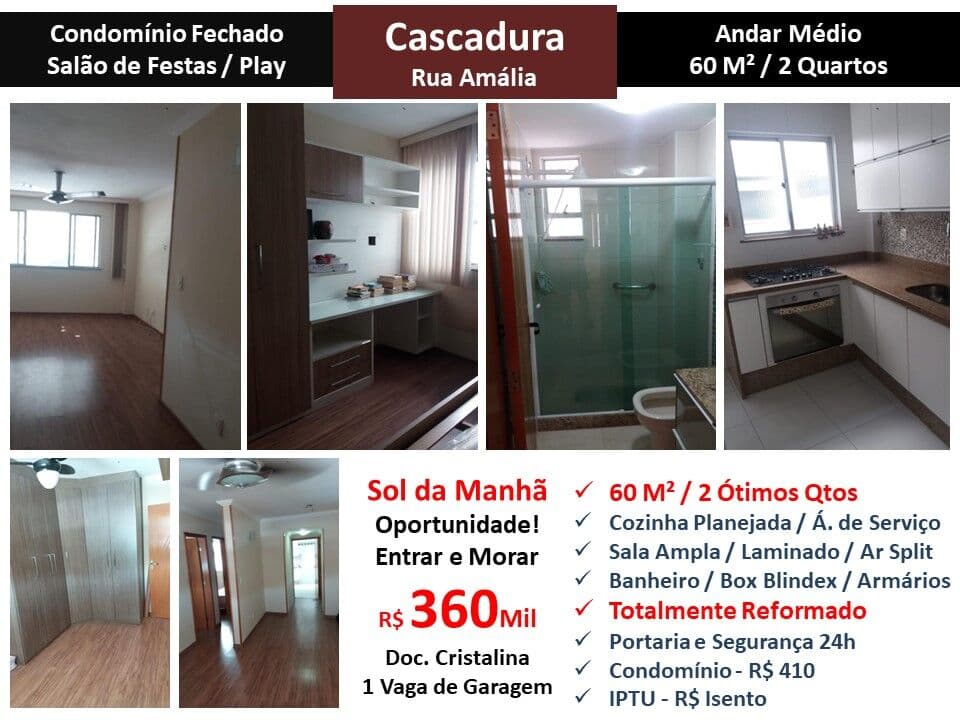 Apto Cascadura Amália 60M²