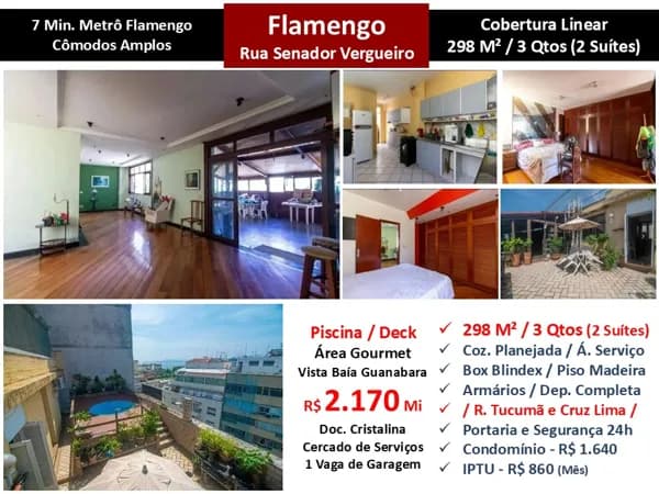 Cob Flamengo Sen. Vergueiro 298M² Linear
