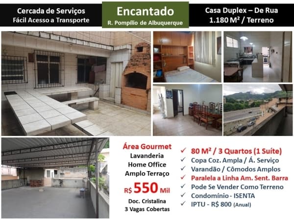 Casa Encantado Pompílio de Albuquerque 80M²