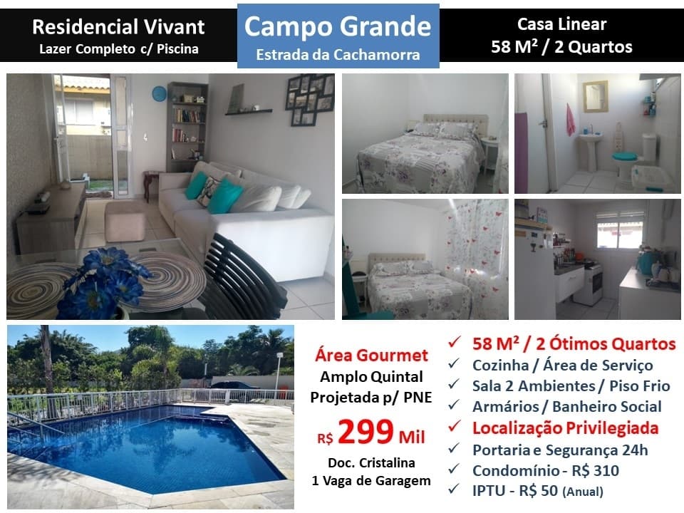 Casa Campo Grande Cachamorra Vivant 58M² Linear