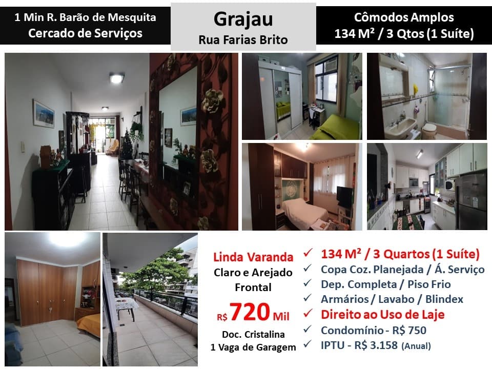 Apto Grajaú Farias Brito 134M²