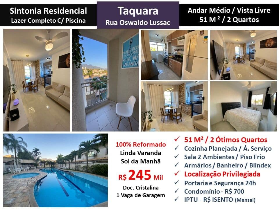 Apto JPA Taquara Sintonia 51M² 4