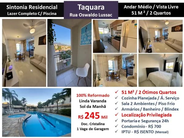 Apto JPA Taquara Sintonia 51M² 4