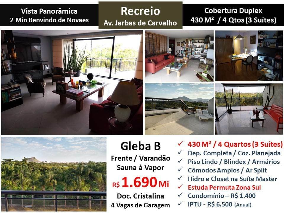 Apartamento em Rio de Janeiro - Recreio dos Bandeirantes