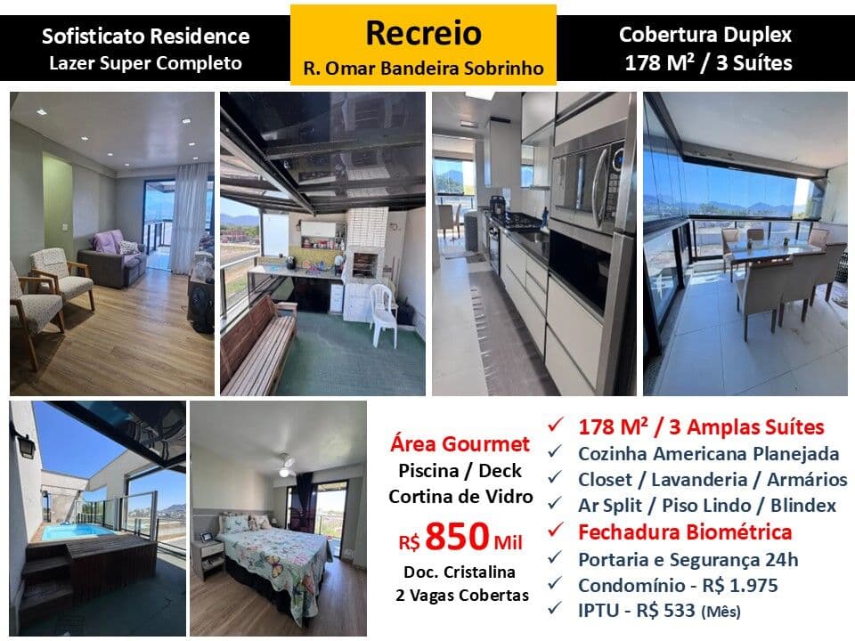 Cob Recreio Zico Sofisticato 178M²