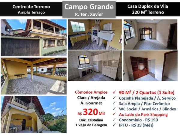 Casa Campo Grande Ten. Xavier 90M²