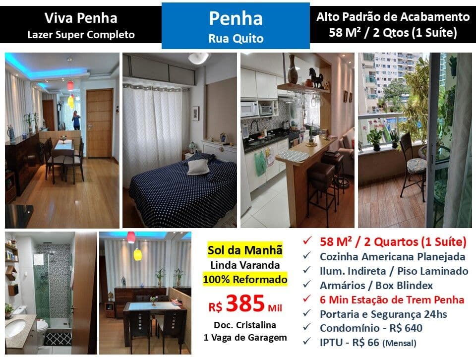 Apto Penha Quito Viva Penha 58M²