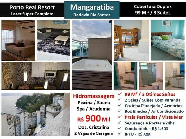 Cob Mangaratiba Porto Real 99M²