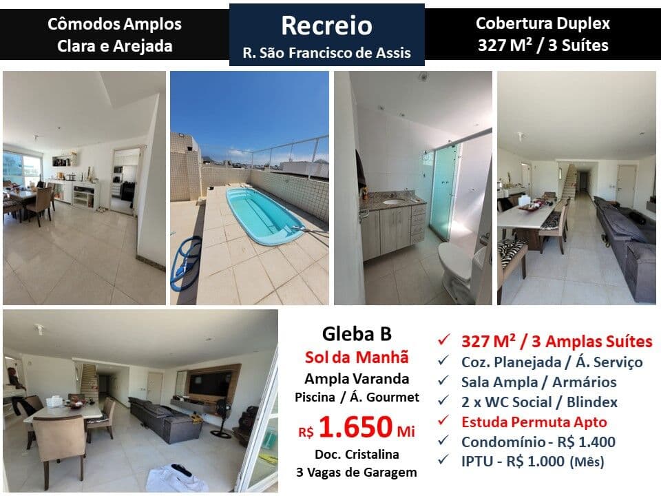 Cob Recreio Gleba B São Francisco de Assis 327M²