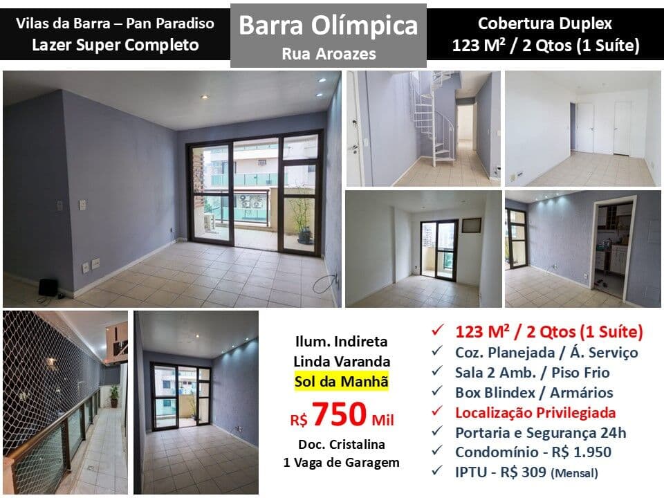 Cob Barra Olímpica Vilas da Barra Pan Paradiso 123M²