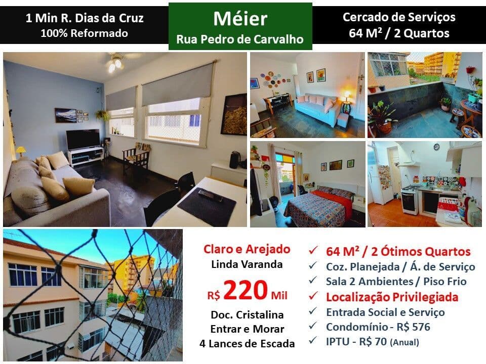 Apto Meier Pedro de Carvalho 64M²