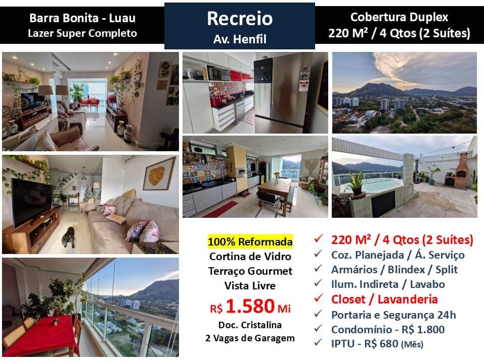 Cob Recreio Barra Bonita Luau 220M²