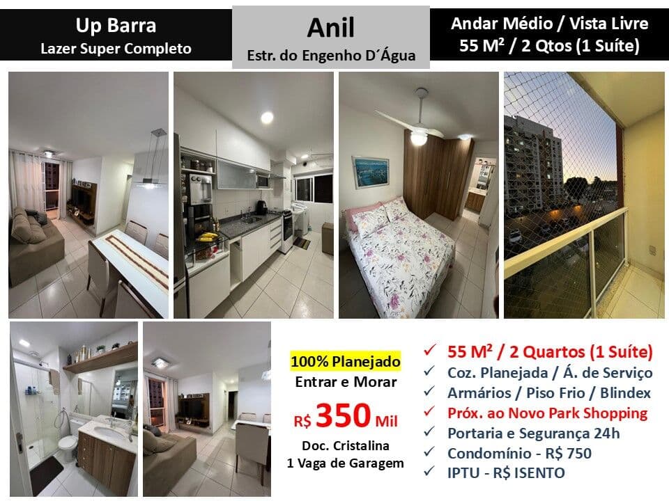 Apto JPA Anil UPBarra 55M²
