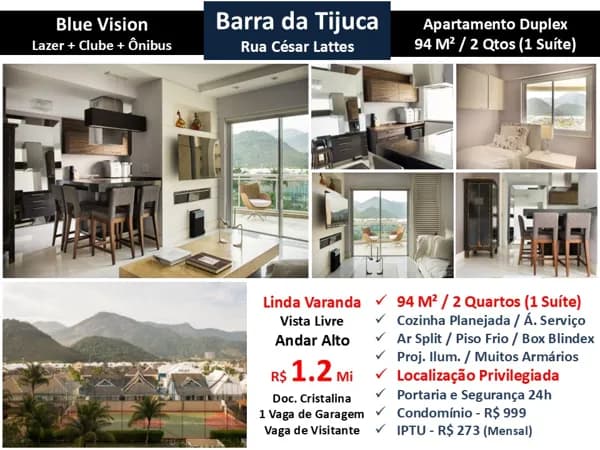 Apto Barra da Tijuca Blue Vision 94M² 3