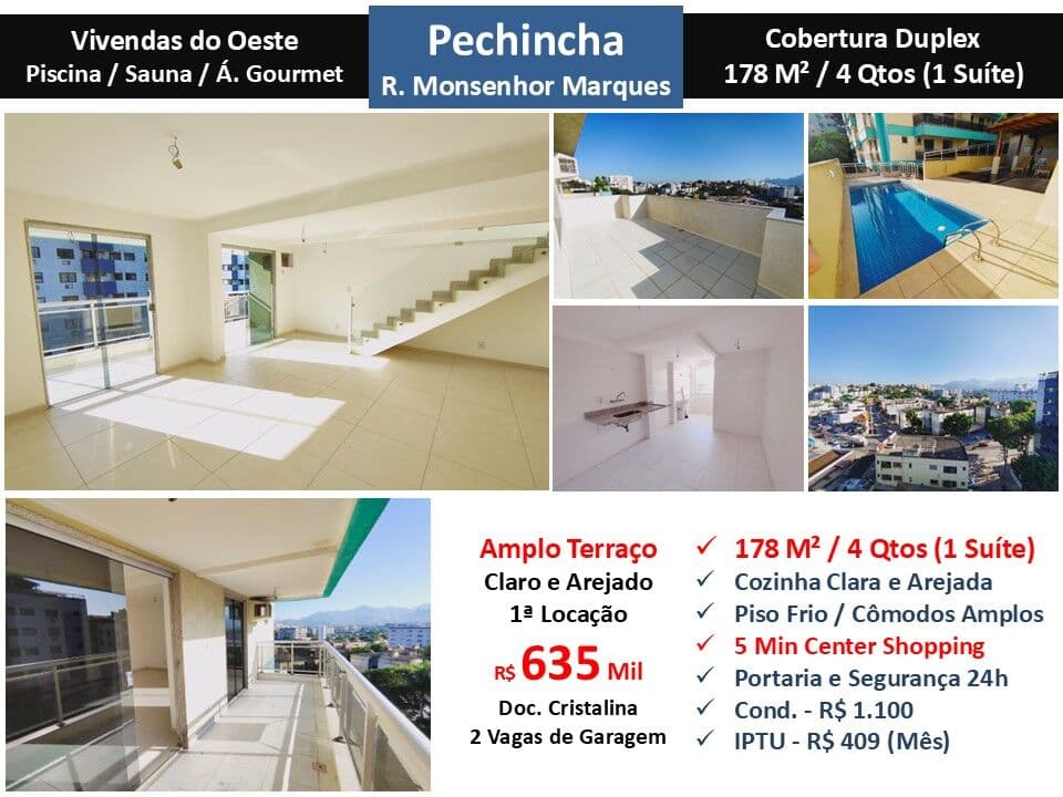 Cob JPA Pechincha Monsenhor Marques Vivendas do Oeste 178M²
