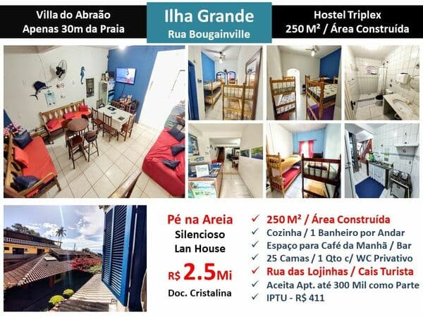 Pousada Ilha Grande Abraão 250M²