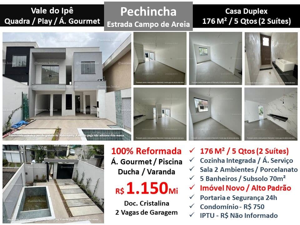 Casa JPA Pechincha Vale do Ipê 176M²