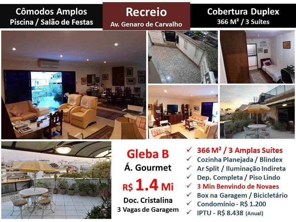 Cob Recreio Gleba B Genenaro de Carvalho 366M²